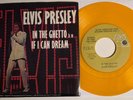 Elvis Presley / In The Ghetto & If I Can Dream / Gold vinyl 45rpm & PS / Mint