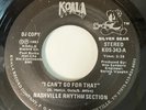 Disco Funk 45 Nashville Rhythm Section I Can’t Go For That MINT PROMO