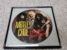 Vintage 1984 Motley Crue Helter Skelter Picture Disc LP EP Record Vinyl Framed