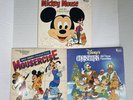 Disney's Christmas All-Time Favorites Mousercise Mickey Vinyl Album Record Lot