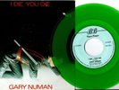 GARY NUMAN I DIE : YOU DIE GREEN VINYL HOLLAND NETHERLANDS IMPORT VERY RARE