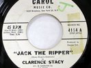 CLARENCE STACY 45 Jack The Ripper / If You on Carol soul popcorn halloween Mc685