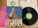 THE SEX PISTOLS - BETTER LIVE THAN DEAD -TOP JAPAN LP + 7