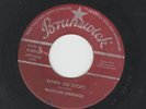 ROCKABILLY 45- WAYLON JENNINGS - WHEN SIN STOPS / JOLE BLON -HEAR 1959 BRUNSWICK