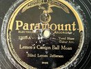 BLIND LEMON JEFFERSON PARAMOUNT  Lemon’s Cannon Ball Moan/ Change My Luck Blues