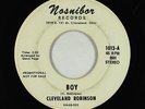 Northern Soul Funk 45 - Cleveland Robinson - Boy/Somebody To Love - Nosnibor