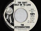 Northern Soul 45 - Determinations - You Can't Hold On To Love - Important - mp3