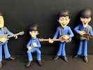 BEATLES Set Of All Four MCFARLANE CARTOON FIGURINES 2004 John Paul George Ringo