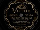 Pettis Jack & His Pets. Freshman Hop/ A Bag of Blues. 78. Victor 21793. E+
