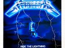 METALLICA . ride the lightning LP 80s   Slayer Megadeth Anthrax Sepultura Death