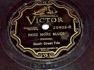 South Street Trio Whiskey & Gin Blues Victor 20402 Bobby Leecan Hot Jazz Race