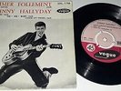 JOHNNY HALLYDAY VINYLE 45 TOURS EP VOGUE T'AIMER FOLLEMENT + 3