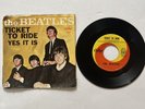 The Beatles Ticket To Ride/Yes It Is 45 Record Capitol 5407 w/ Picture Sleeve