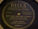 PERSONALITY SERIES  Decca 78 Louis Jordan  
