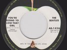 The Beatles Youre Going To Lose That Girl Vinyl Single 7inch Apple Records
