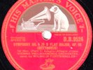 Furtwängler. Beethoven (Symphony 4). HMV DB 9524-8 (5). NM(-), tm