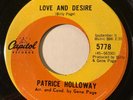 NORTHERN SOUL Patrice Holloway LOVE AND DESIRE Capitol 45 rare Canadian pressing