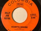NORTHERN SOUL Billy Joe Royal HEART'S DESIRE Columbia 45 rare Canadian pressing