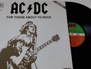 AC/DC-FOR THOSE ABOUT TO ROCK-LP Mexico Promo Radio Unique cover PS ATLANTIC