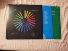 MARILLION *SIGNED* AN HOUR BEFORE IT'S DARK - BLUE VINYL SLIGHT CREASE ON COVER