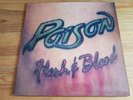 VINYLE 33 TOURS - Poison - Flesh and blood - 1990 -
