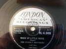THE EVERLY BROTHERS - WAKE UP LITTLE SUSIE - LONDON -UK -FIRST ISSUE - 78rpm