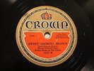 JAZZ EUBIE BLAKE ORCH Sweet Georgia Brown / Blues In My Heart CROWN 3197 EE-