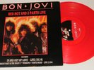 BON JOVI Red Hot And 2 Parts Live 1985 UK 3-track 12