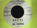 The Trophies-Desire & Doggone It 45 Great uptempo teen doowop  Challenge 9133