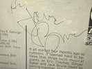 SIGNED by Jack Bruce Vinyl Record CREAM Fresh Eric Clapton Ginger Baker Album