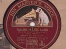 CLASSIC MARLENE DIETRICH 78 FALLING IN LOVE AGAIN / BLONDE WOMEN HMV B 3524 V/V-