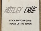 Motley Crue Stick To Your Guns FIRST PRESS Rare Original 1000 Made Leather 1981