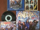 ANTHRAX I'M THE MAN COMPLETE  NM LMTD 1987 ISLAND UK 7-INCH 45 RPM SNGL BOX SET