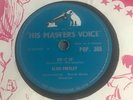 ELVIS PRESLEY 78 RPM RIP IT UP / BABY LET'S PLAY HOUSE 1957 UK HMV POP.305