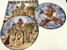 Iron Maiden Double Album LP Record Picture Disc Somewhere Back In Time Vinyl