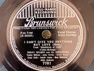 Bruns 7781 Billie Holiday w Teddy Wilson Or BEN WEBSTER  1938  78 rpm Jazz E+