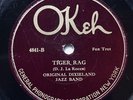ORIGINAL DIXIELAND JAZZ BAND 'TIGER RAG/ BARNYARD BLUES’ OKEH 4841 RARE