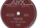 1958 EVERLY BROTHERS Rock’n Roll 78 RPM Record. Problems/ Love of my Life