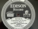 EDISON DIAMOND DISC 52129 Vaughn De Leath “Christmas in Other Lands, Part 1 ***