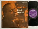 JAKI BYARD Here's Jaki NEW JAZZ PRESTIGE 8256 LP Orig Mono Ron Carter RVG