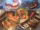 MARILLION-5 PICTURE DISCS GARDEN PARTY, KAYLEIGH,REEL,LAVENDER,INCOMMUNICADO EX