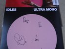 IDLES - ULTRA MONO VORTEX WHITE/BLACK SWIRL LP VINYL RECORD & SIGNED PRINT