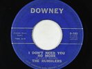 Surf R&B 45 - Rumblers - I Don't Need You No More/Boss - Downey - VG+ mp3