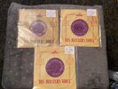Elvis Presley rare 3 x HMV purple label single records UK 1956/57