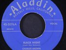 CHARLES BROWN: black night / once there lived a fool ALADDIN 7