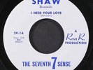 SEVENTH SENSE: i need your love / theme from seventh sense SHAW 7