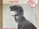 Eddie Cochran One Kiss / Mean When I'm Mad 45 orig. 1957 w/ Picture Sleeve