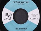 SANDMEN: if you want me / searching for a new love BLUE JAY 7