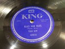 TEXAS SLIM (JOHN LEE HOOKER) King 4283 Black Man Blues/Stomp Boogie BLUES 78 E+
