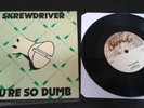 Ultra rare SP Skrewdriver You're So Dumb (Chiswick Records S11 UK 1977) Punk Oï